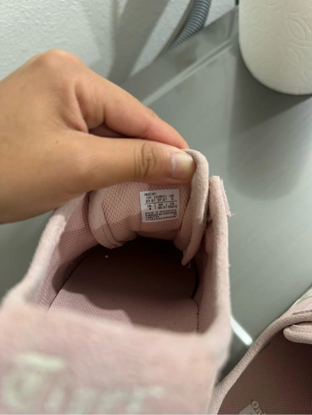 Pink onitsuka shoes